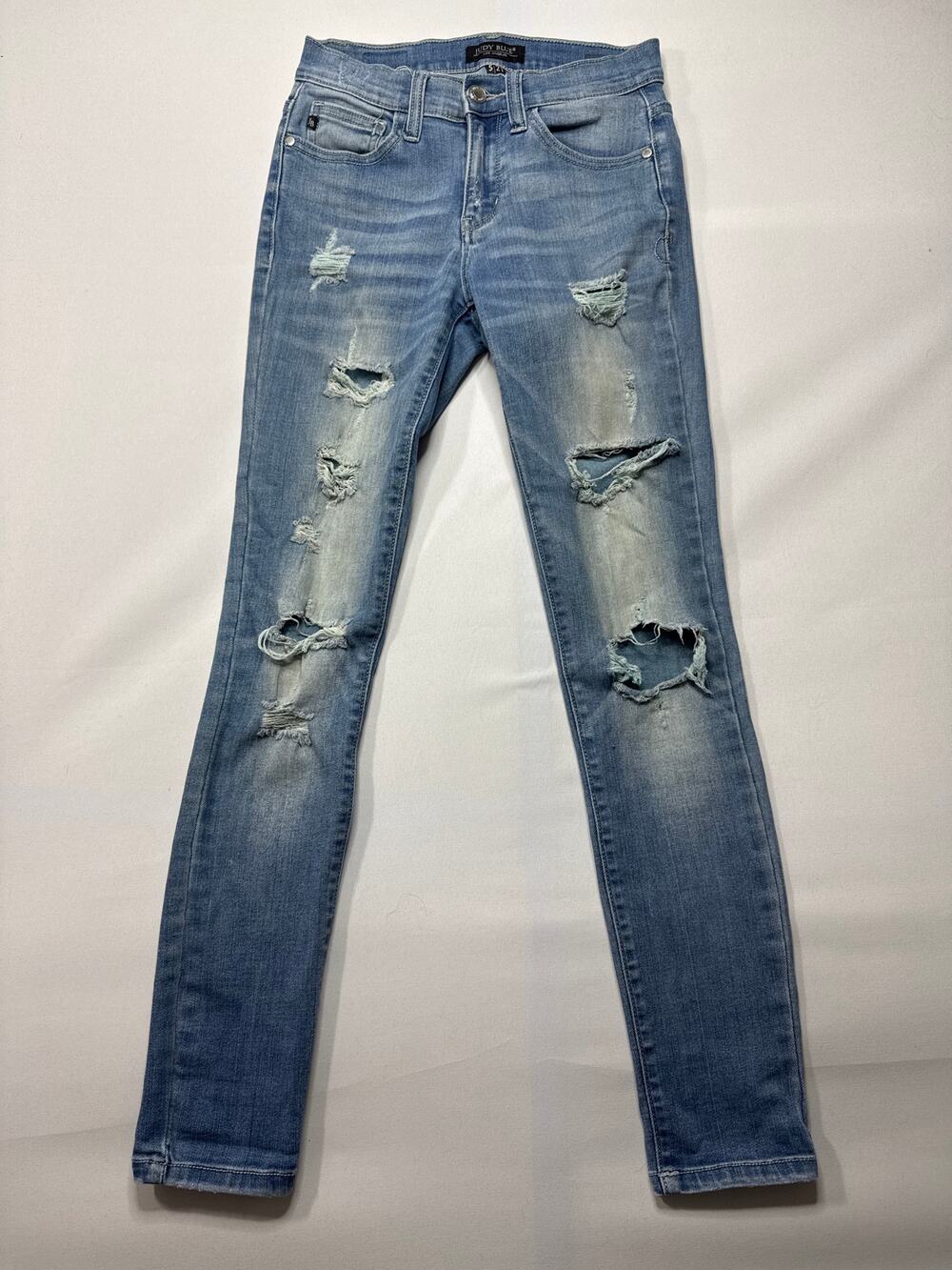 Judy Blue Women's Skinny Fit Blue Stretch Jeans - Size 5/27 (25x28.5)